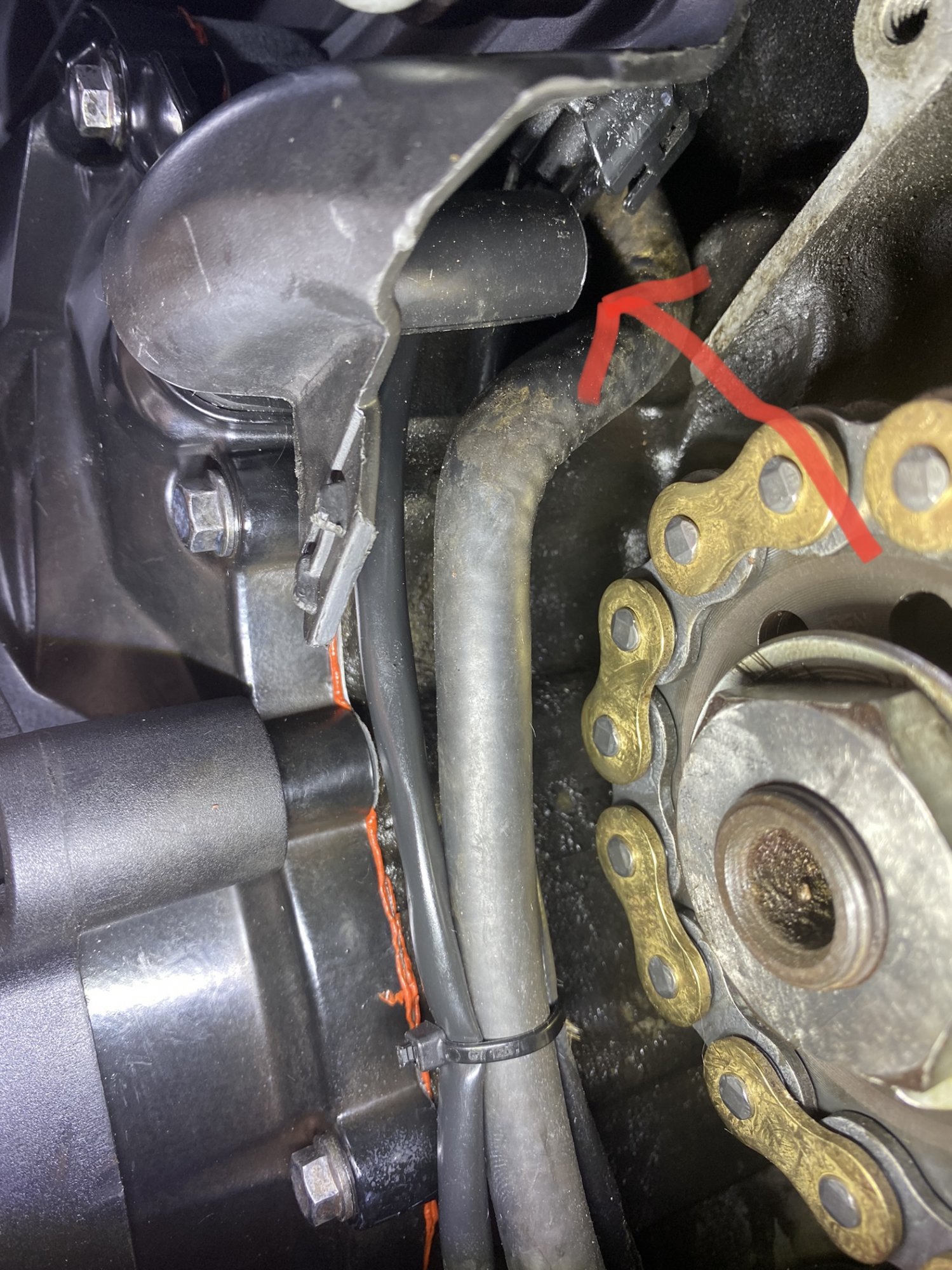 Stator cover oil leak 675.cc • Triumph 675 Forum