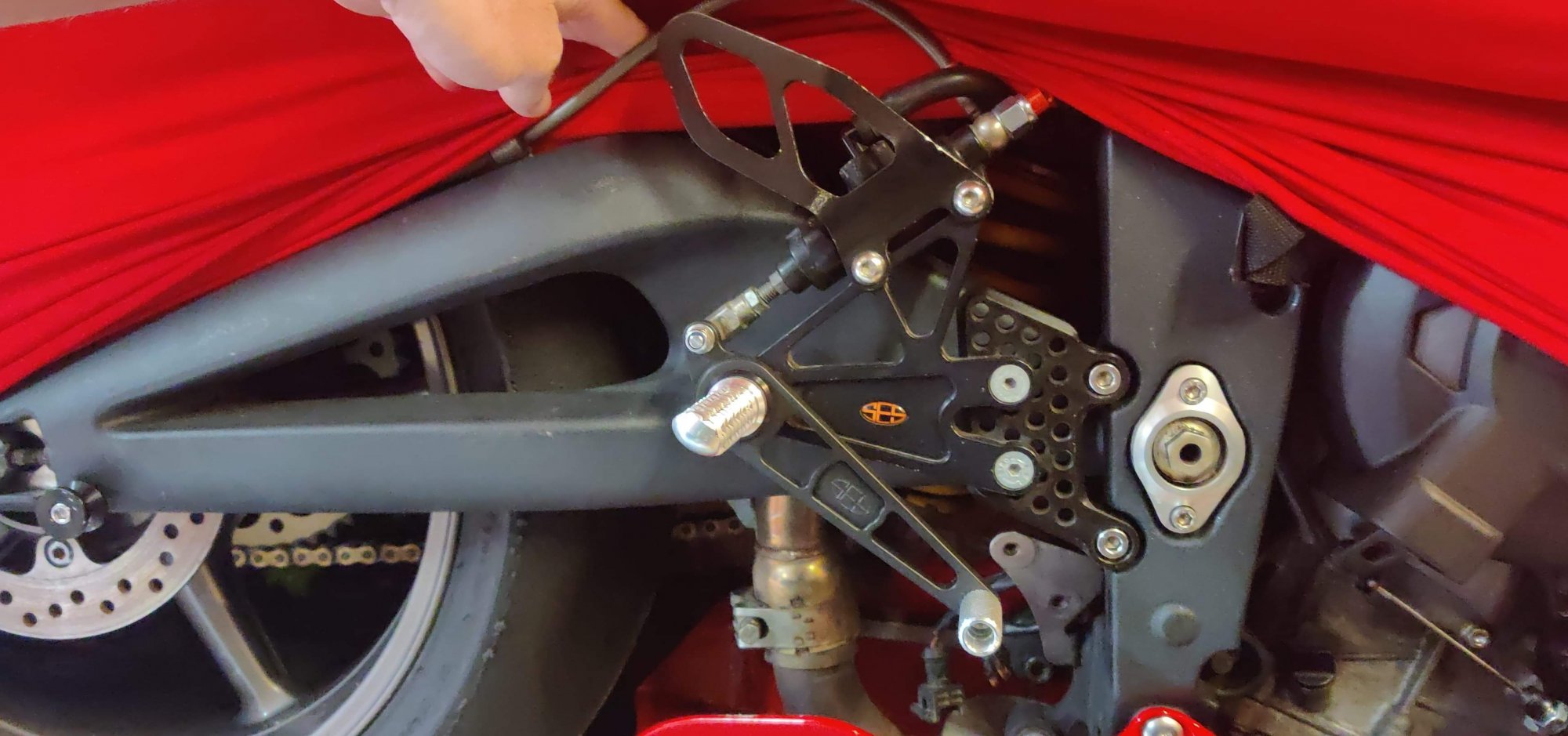 SES adjustable rearsets 675.cc • Triumph 675 Forum